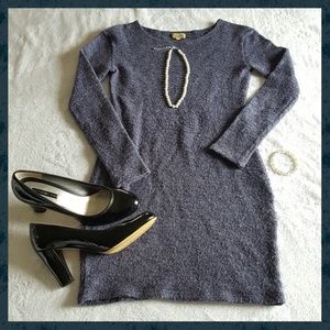 PIKO1988 Blue Long Sleeve Sweater Dress Size Small